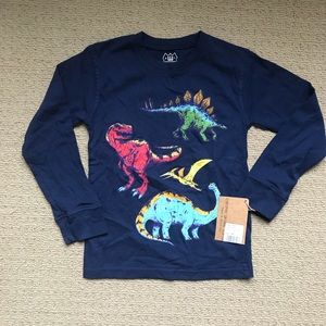 *New w/tags* Organic dinosaur long-sleeved shirt